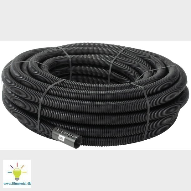 93/80Mm Drn Pe 50M Sort