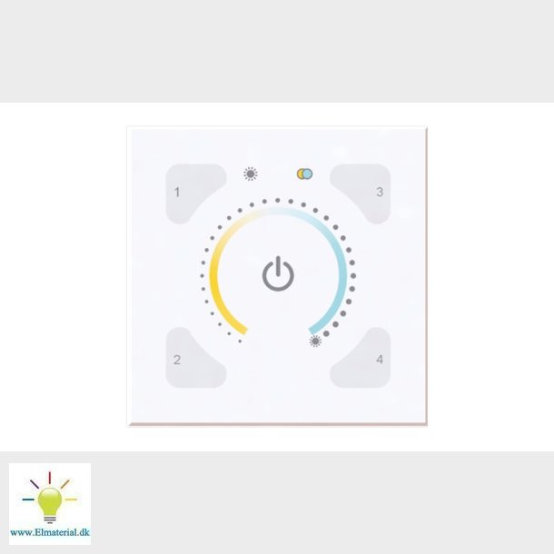 Litetouch Panel Vg Glas Hvid