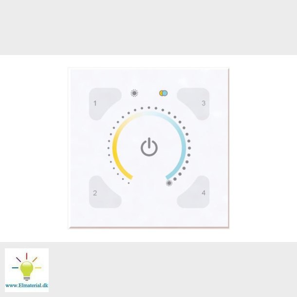 Litetouch Panel Vg Plast Hvid