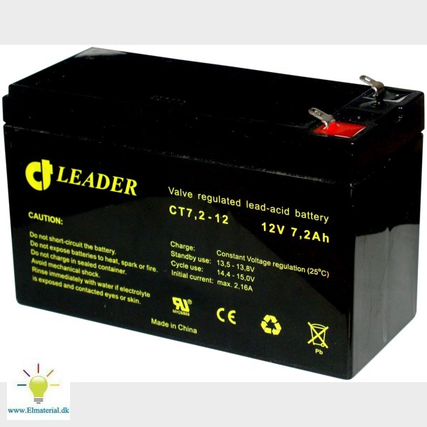 Akkumulator Ct 12V 7,2Ah Agm