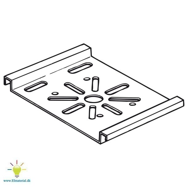 Montageplade Horisont. Glo-4X