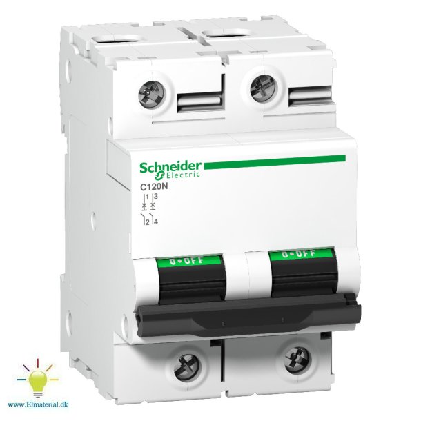 Automatsikring D 2P 63A 10Ka