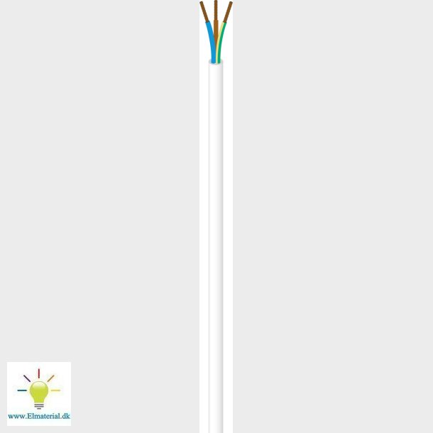 Ledn Nopka 3G0,75 Hvid R100