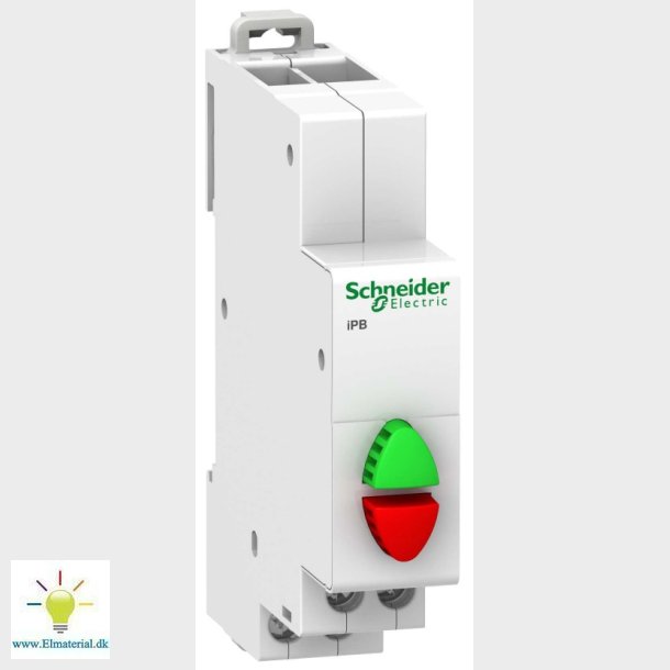 Trykkontakt Ipb 20A 1S+1B G/R