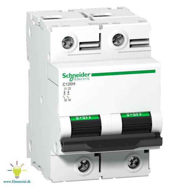 Automatsikring D 2P 80A 15Ka