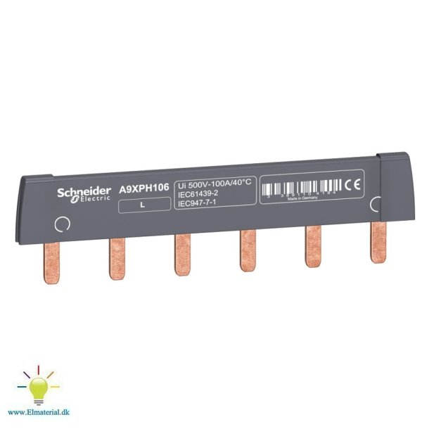 Sljfeskinne 1P 100A 6M