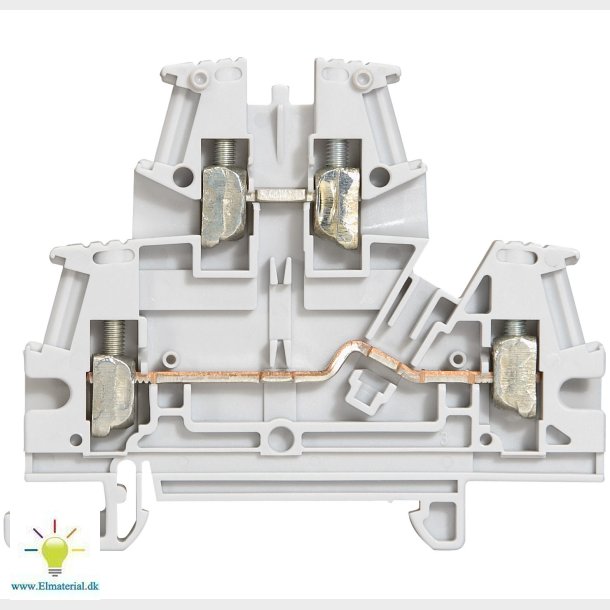 Rkkeklemme 2,5Mm2 Gr Dobbel