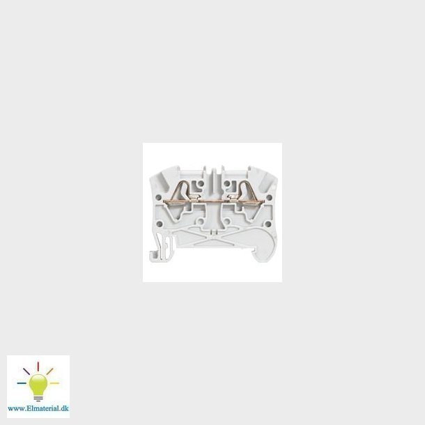 Rkkeklemme 4Mm2 M/Fjeder Gr