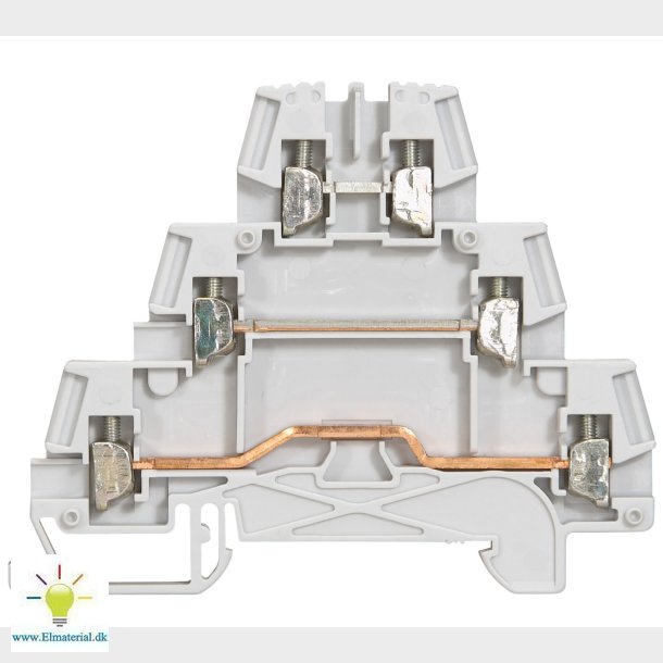 Rkkeklemme 2,5Mm2 Gr Tri 5Mm