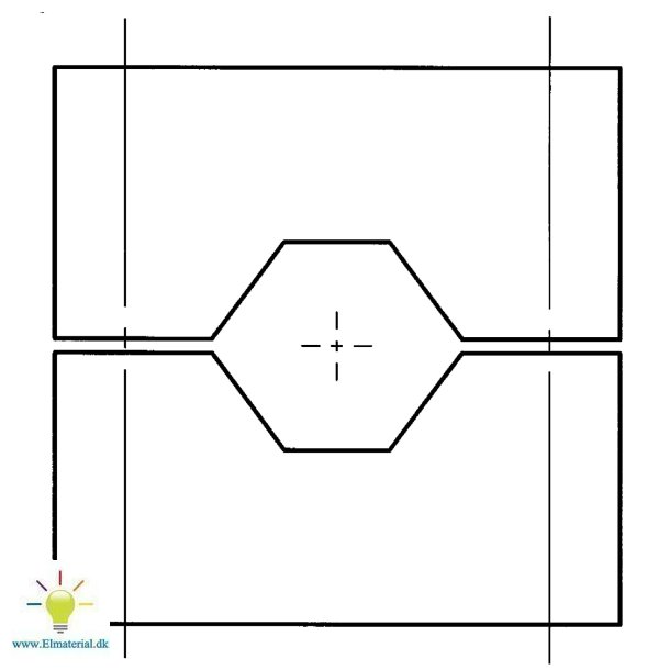 Fundamentsplade Max. 119Mm