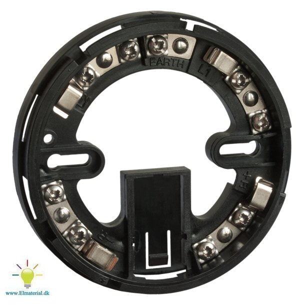 Sokkel Sort T/Optisk Detektor