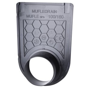 Muffel 100X160Mm Ändvägg 63Mm