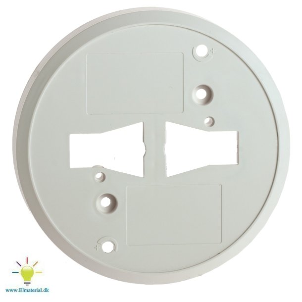 Lydgiver Flad Rund M/Hvidt Lg