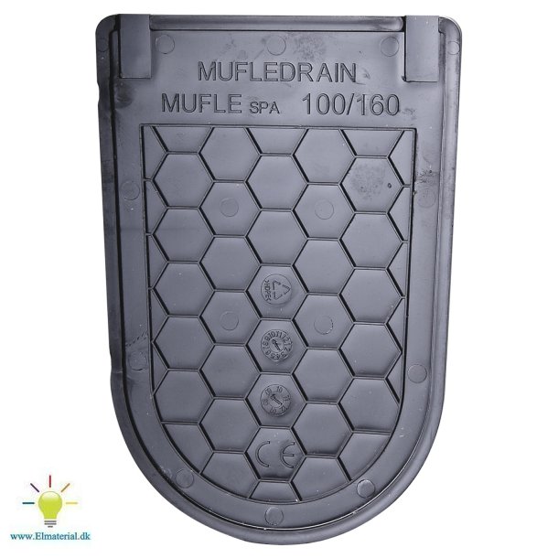 Muffel 100X160Mm &Auml;ndv&auml;gg st&auml;ngd