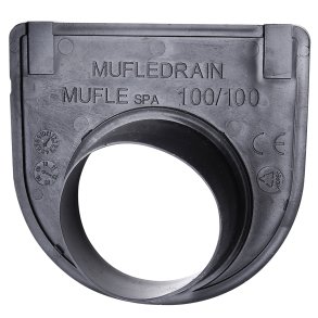 Muffel 100X80Mm Ändvägg 63Mm