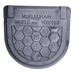 Muffel 100X80Mm Ändvägg Stängd