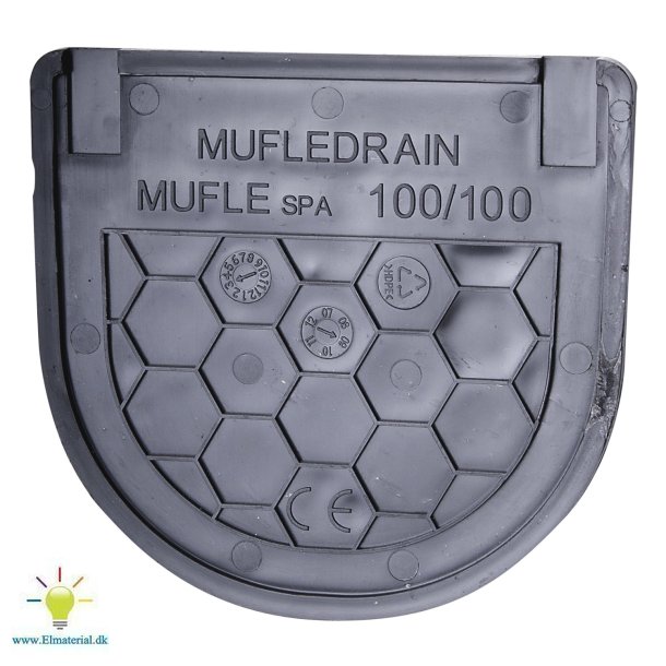 Mufle 100X80Mm Endevg Lukket