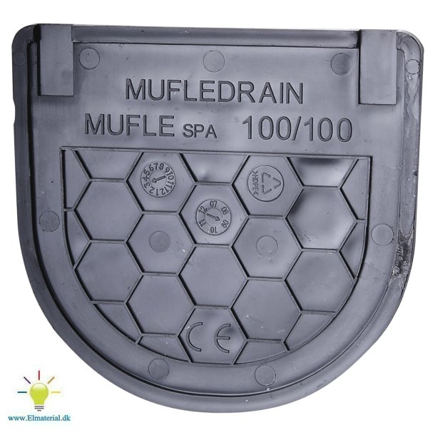 Mufle 100X100Mm Endevg Lukket