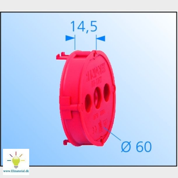 Pudsudligningsring 60 H14,5Mm