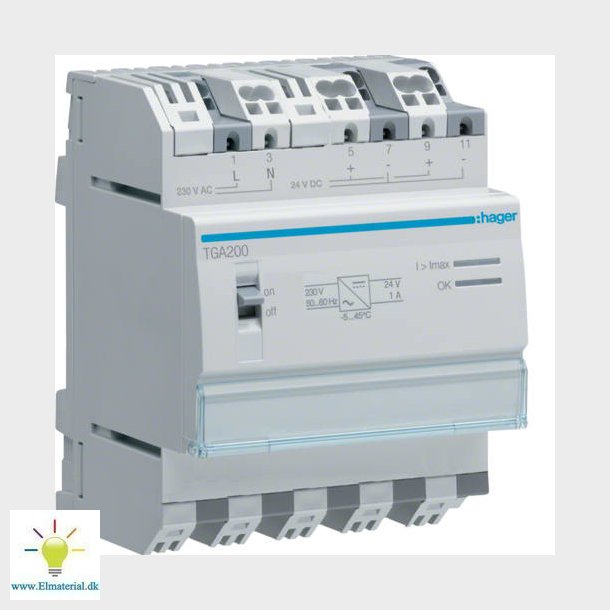 Strmforsyning 24V Dc 1A