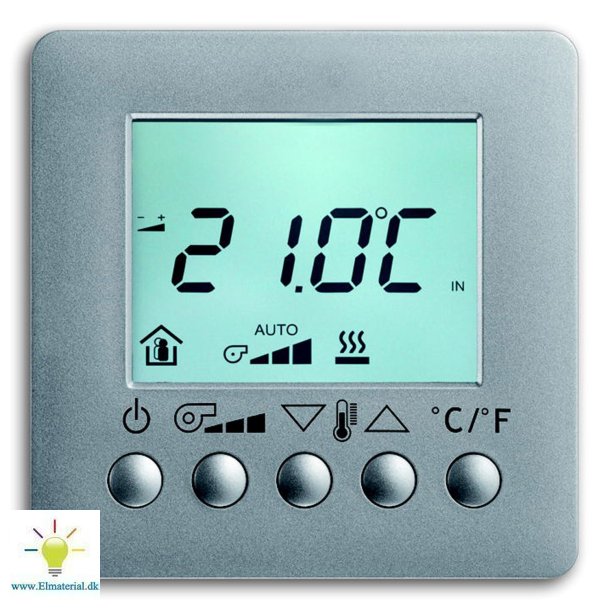 Knx Rumtermostat M/Displ. Slv