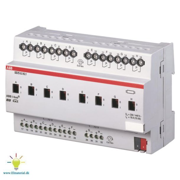 Knx Dmper 8K 1-10V 16A Mdrc