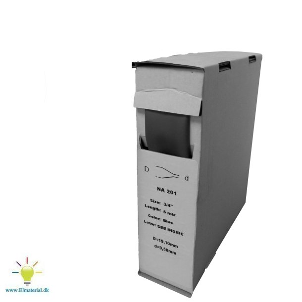 Krympeflex 25,4-12,7 Sort U/L