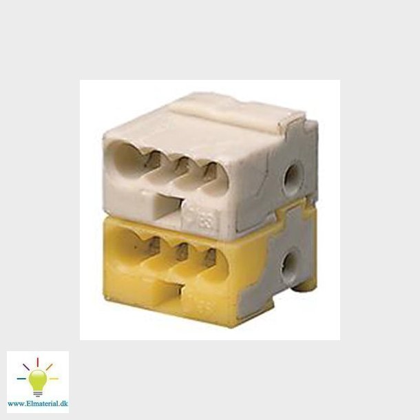 Knx Konnektor Hvid/Gul