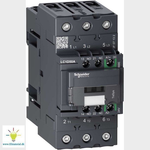 Kontaktor Lc1D50Abbe 24Vdc Plc