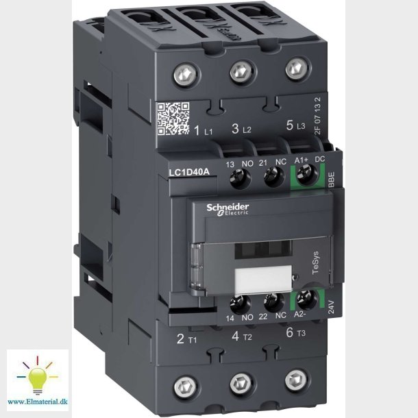 Kontaktor Lc1D40Abbe 24Vdc Plc