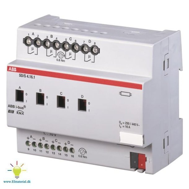 Knx Dmper 4K 1-10V 16A Mdrc