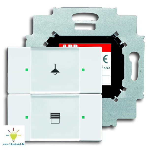 Knx Kontakt 2-Tryk Mat Hvid