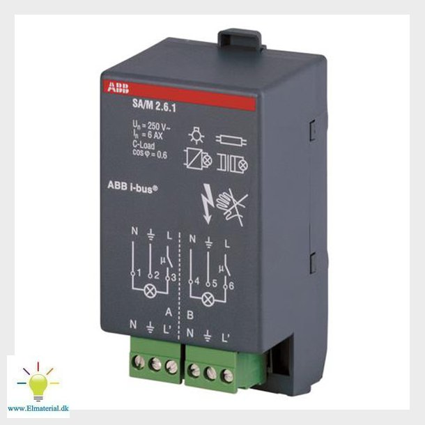 Knx Udgangsmodul 2K 6A