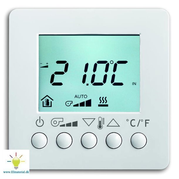 Knx Rumtermostat M/Displ. Hvid