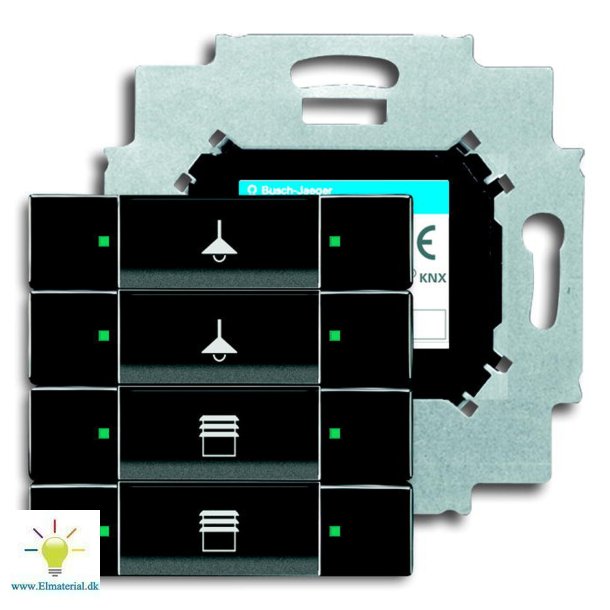 Knx Kontakt 4-Tryk Antracit