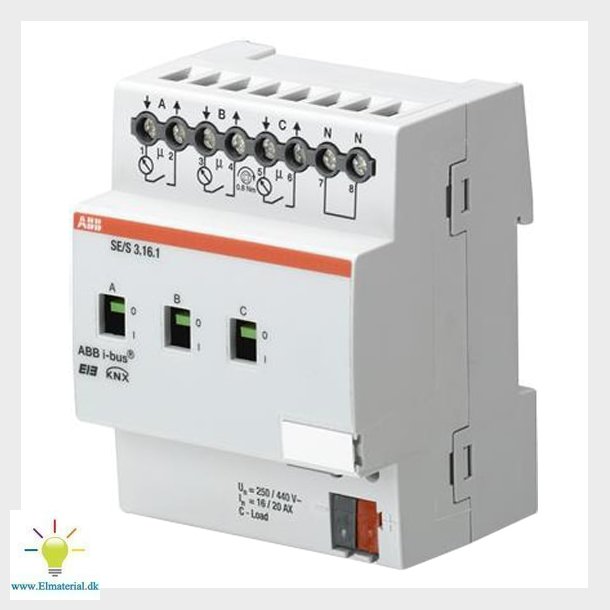 Knx Energi Aktuator 3K 16/20A