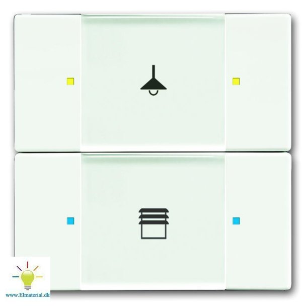 Knx Kontakt 2/4-Tryk Mat Hvid