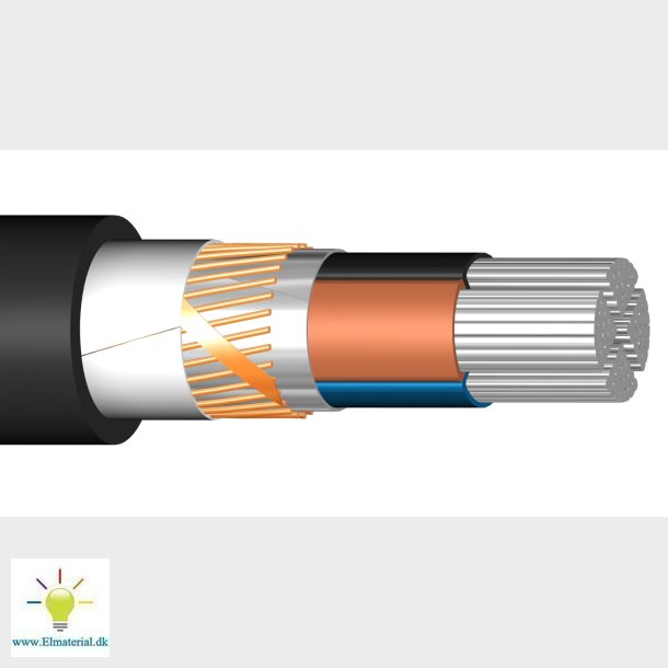 Kabel Axqj 4X50 / 16 Sort T1000