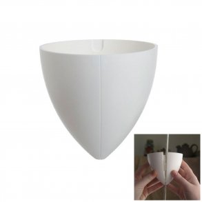 Baldakin 2-Delt Hvid