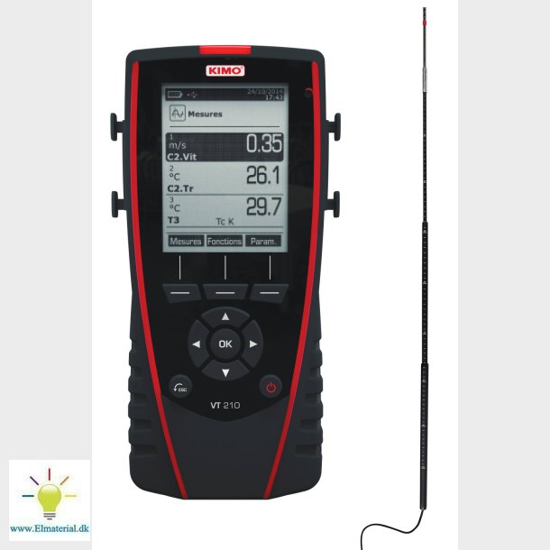Varmetrdsanemometer Vt210Tf