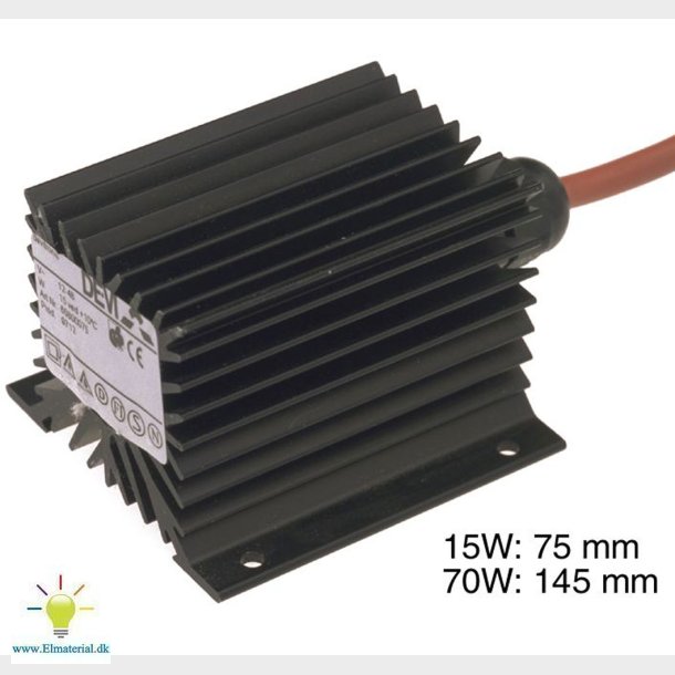 Tavlevarmelegeme 15W 12-48V