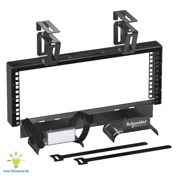 Ramme 4He F/Kabelbakke Sort