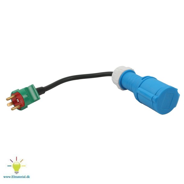Adapterkabel Cee 3P/Dk Stikpr