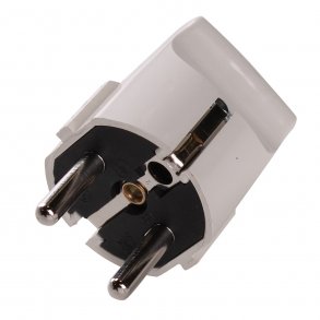 Schuko Plug M/J Vit