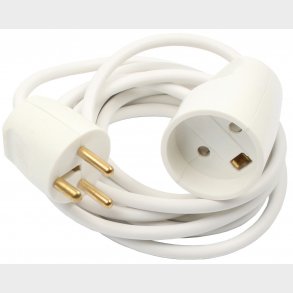 Förlängningssladd M / J 3M Vit