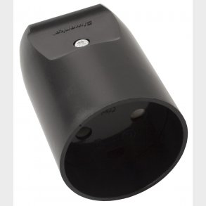 Förlängningslänk U / J Svart