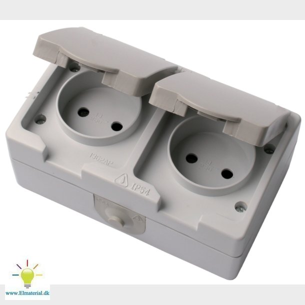 Stikkontakt Ip54 Db Vandr Gr