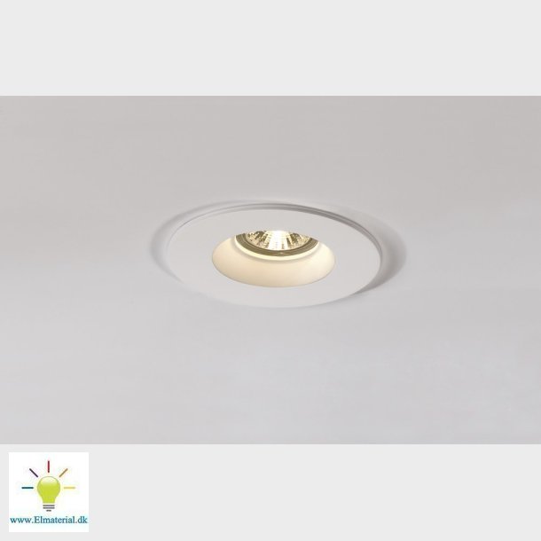Plast Downlight, Gu10, Rund,
