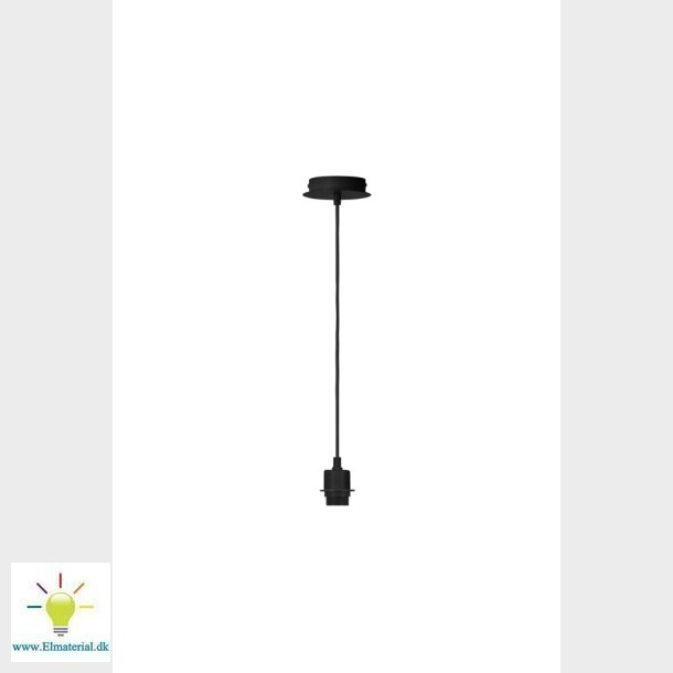 Fenda E27 Pendel, Sort, Uden S