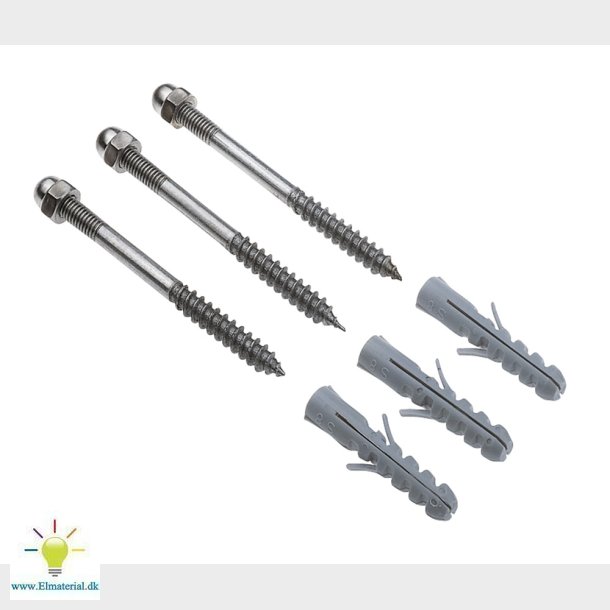 Skruest Rustfrit Stl M6 Inkl
